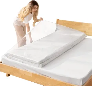 Mattress Vacuum Bag 94.5x47.2 in Space Saver Vacuum Storage Bags Oversized Vacuum Bags Twin Mattress Vacuum Bag King Mattress Bag Vacuum Sealer Bag for Memory Foam Mattress Moving Shipping Storage