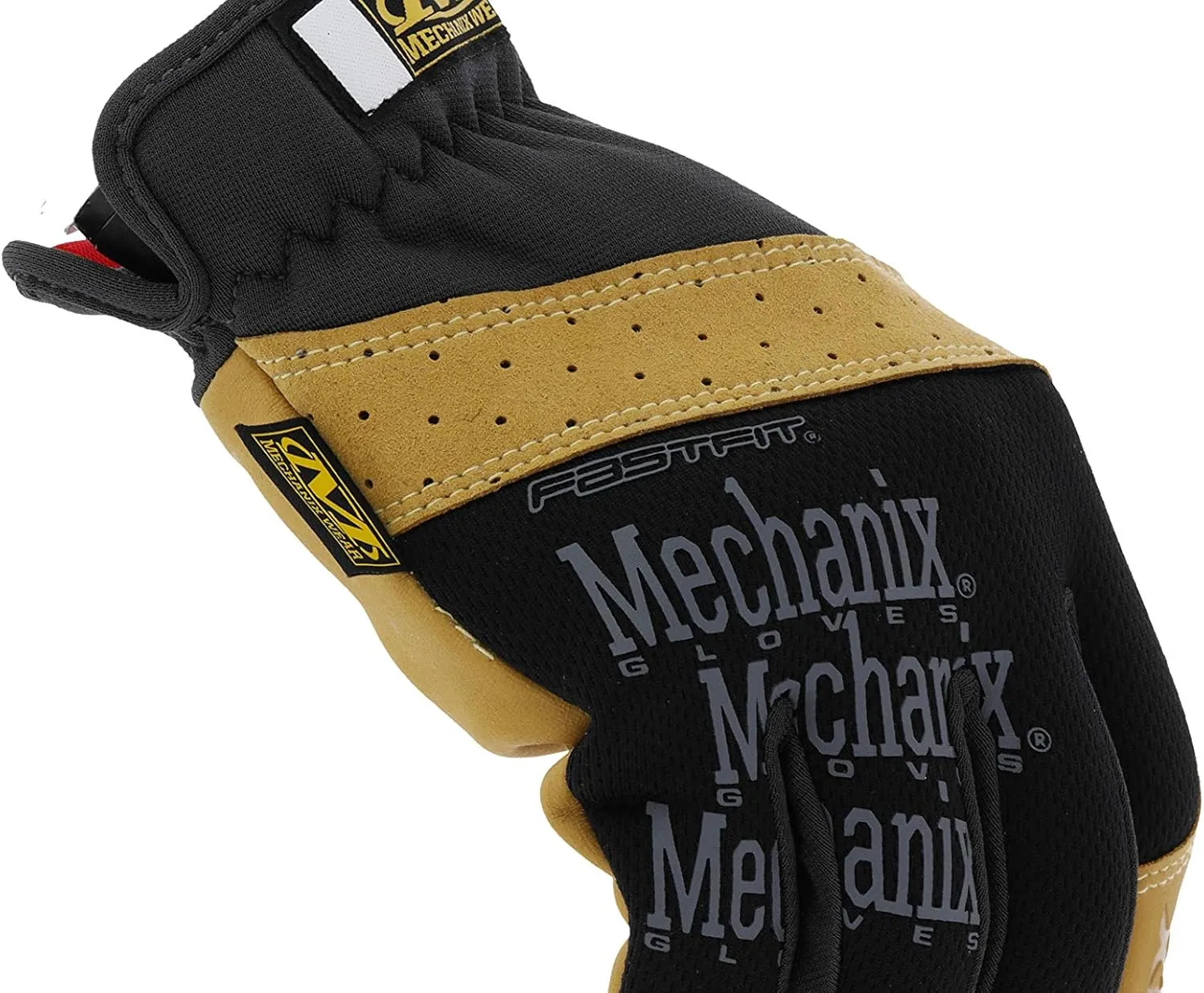 Mechanix Wear: Material4X FastFit Work Gloves (Large, Brown/Black)