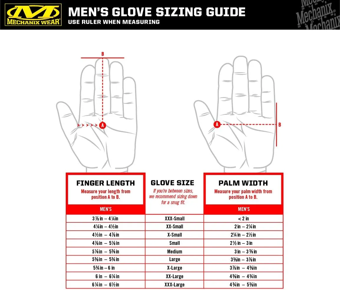 Mechanix Wear: Material4X FastFit Work Gloves (Large, Brown/Black)