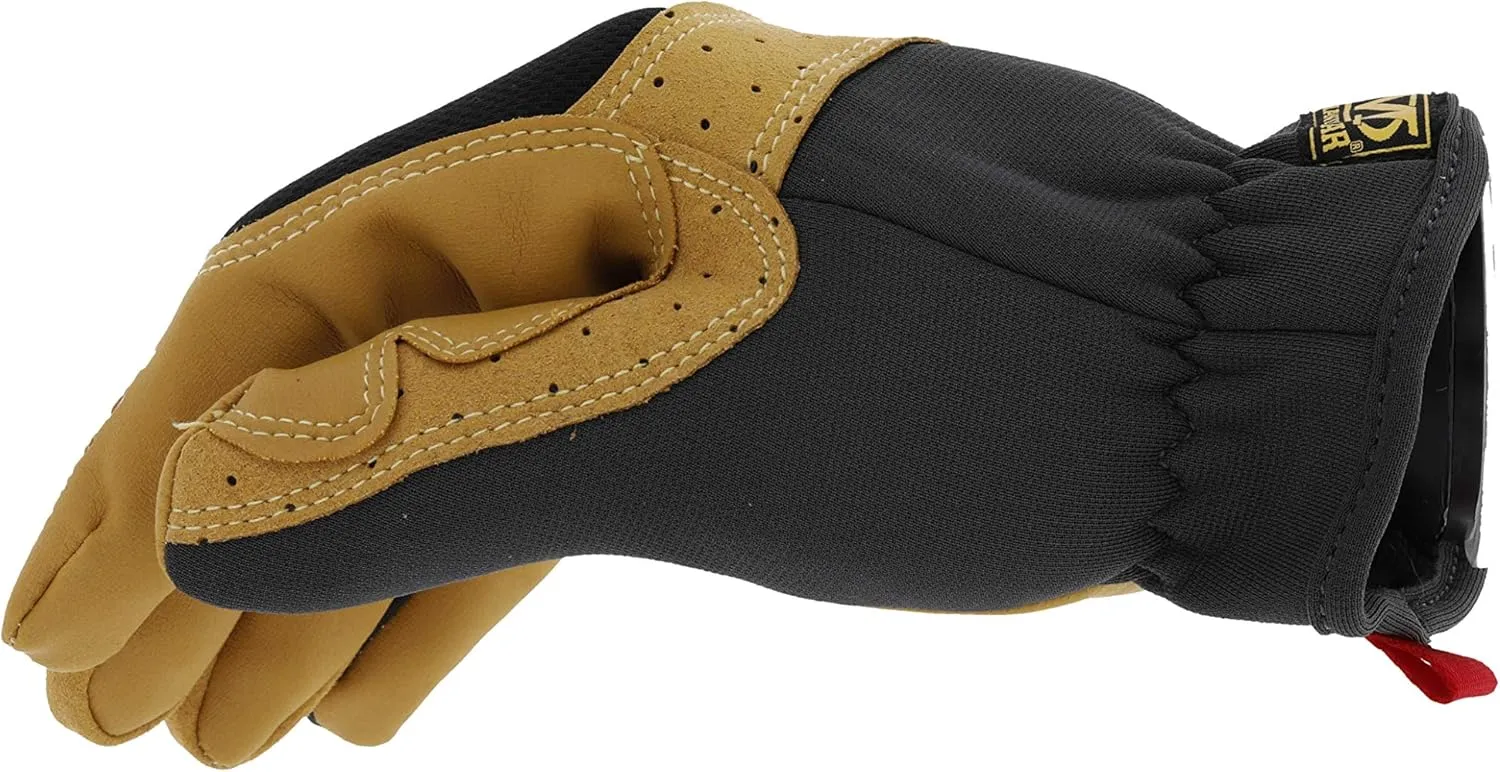 Mechanix Wear: Material4X FastFit Work Gloves (Large, Brown/Black)