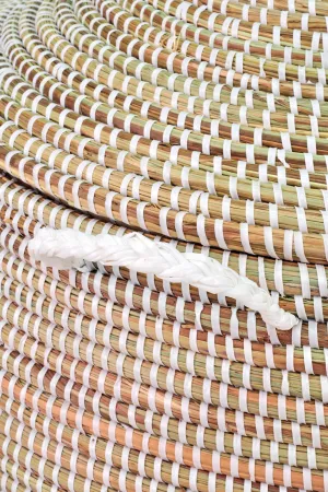 Medium Solid White Prayer Mat Hamper