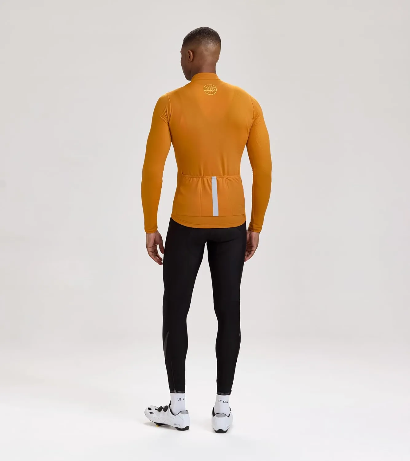 Men's Hors Categorie Jersey | Long Sleeve Bike Shirt | Thermal Fabric, Rear Pockets, Lightweight