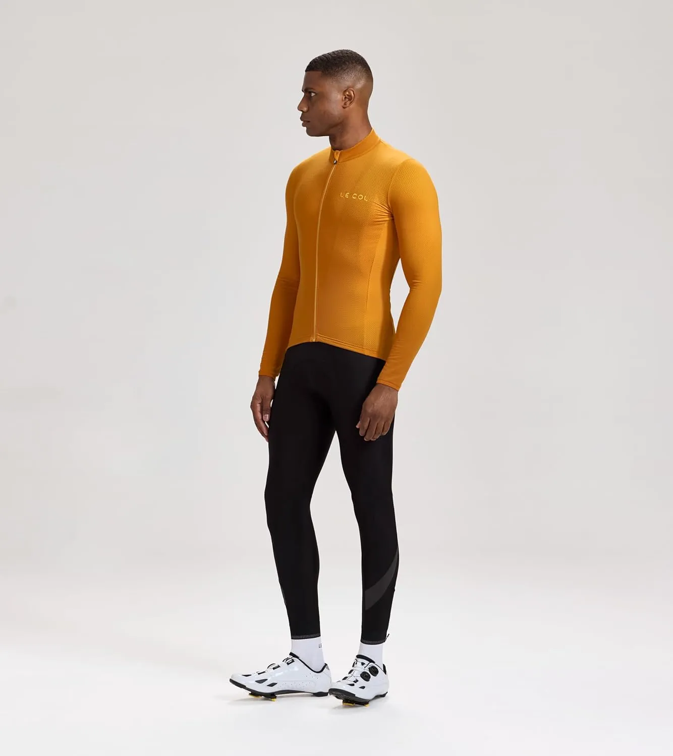 Men's Hors Categorie Jersey | Long Sleeve Bike Shirt | Thermal Fabric, Rear Pockets, Lightweight