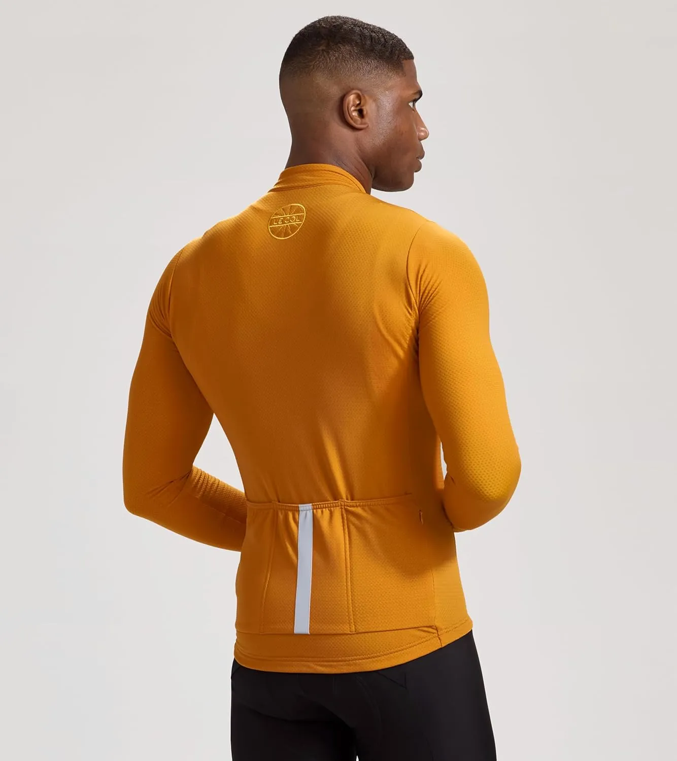 Men's Hors Categorie Jersey | Long Sleeve Bike Shirt | Thermal Fabric, Rear Pockets, Lightweight