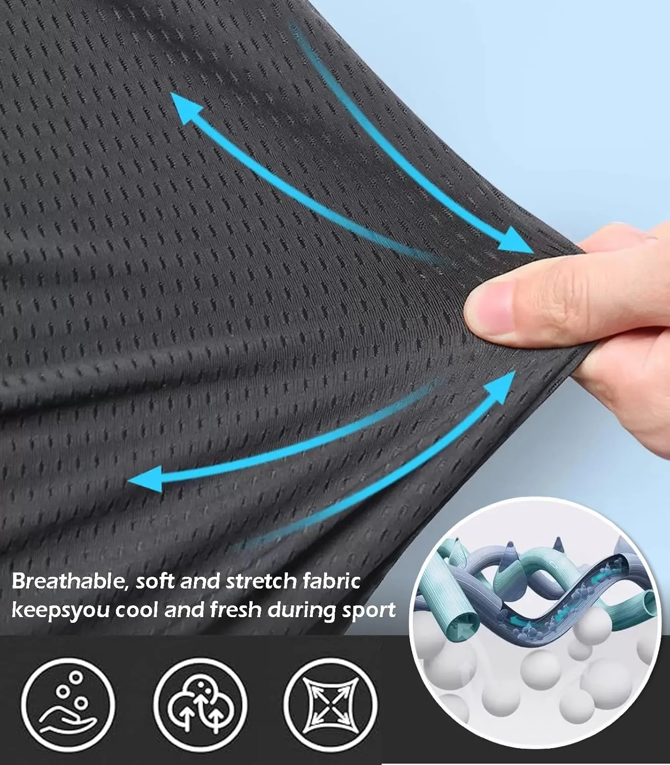 Mens Mesh Shorts 6 Inch Inseam Mens Athletic Shorts Breathable Fabric for Gym and Workouts