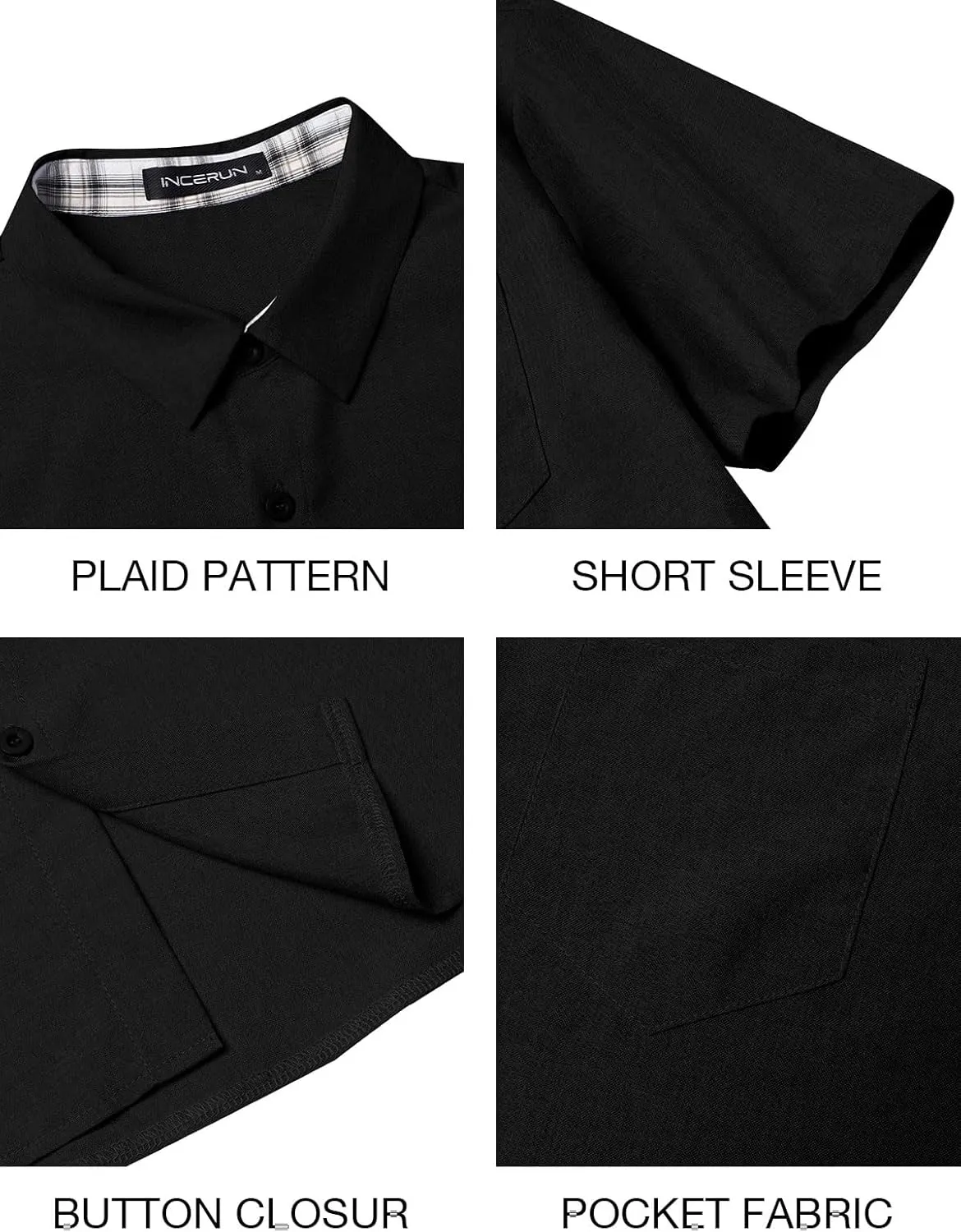 Mens Short Sleeve Button Down Shirts Casual Summer Beach Vacation Hawaiian Shirts with Pocket