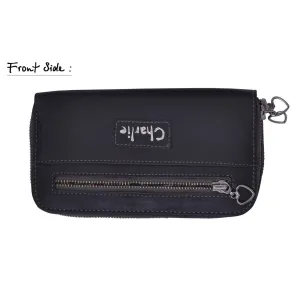 Men's Smart Grey Leather Wallet Purse