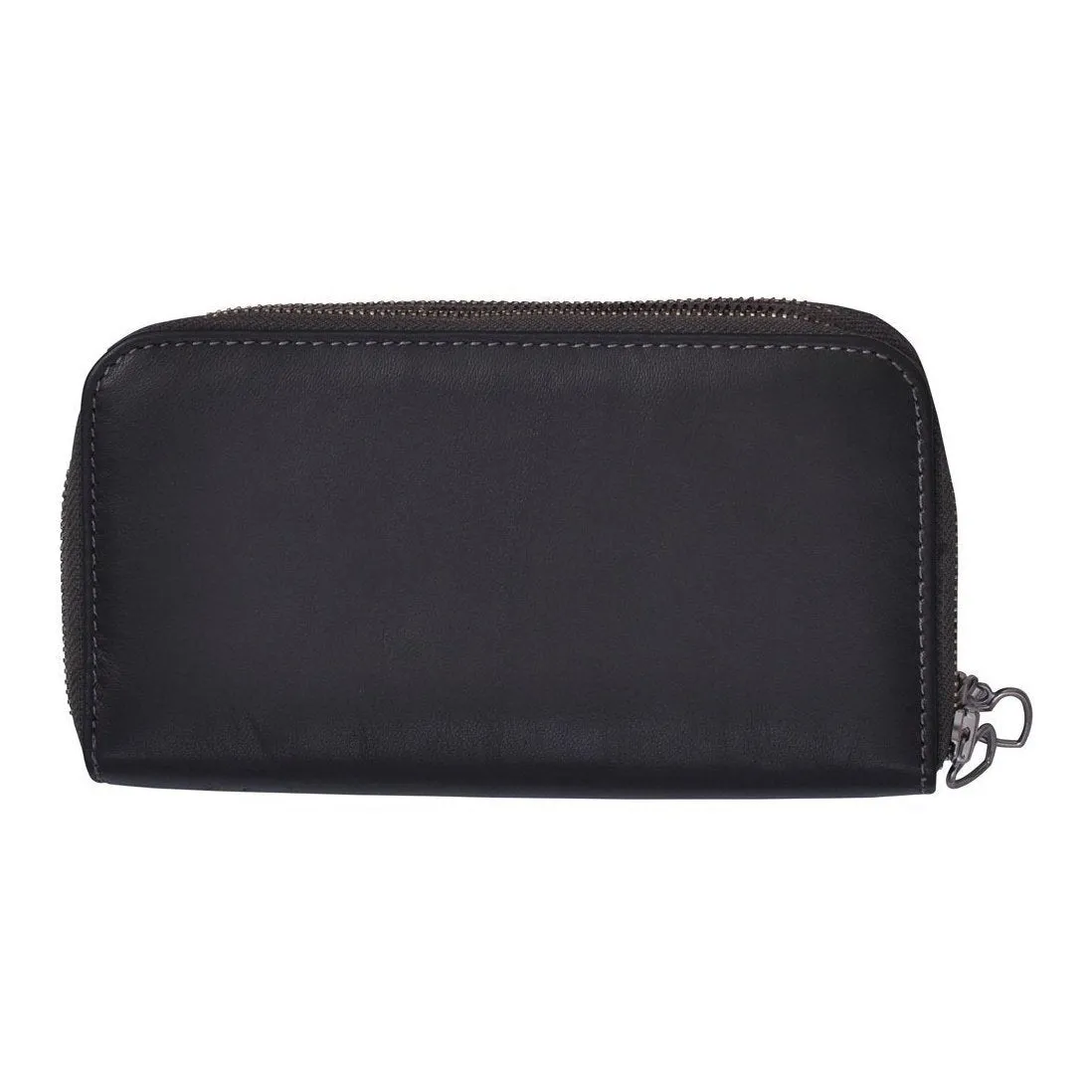 Men's Smart Grey Leather Wallet Purse