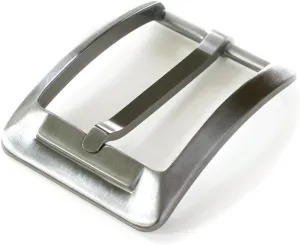 Men's Titanium Belt Buckle - 1⅜ Inch Certified Nickel Free Belt Buckle with Brushed Satin Finish