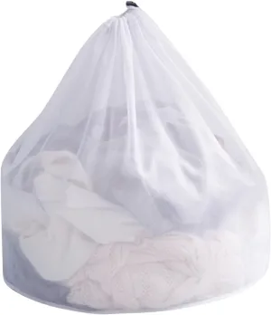 Mesh Laundry Bag, Sturdy Material Laundry Liners with Adjustable Single Shoulder Straps, Perfect for College Dorms, Travel, Laundromats, Apartments (Fine mesh bag, XL(60 x 80 cm))