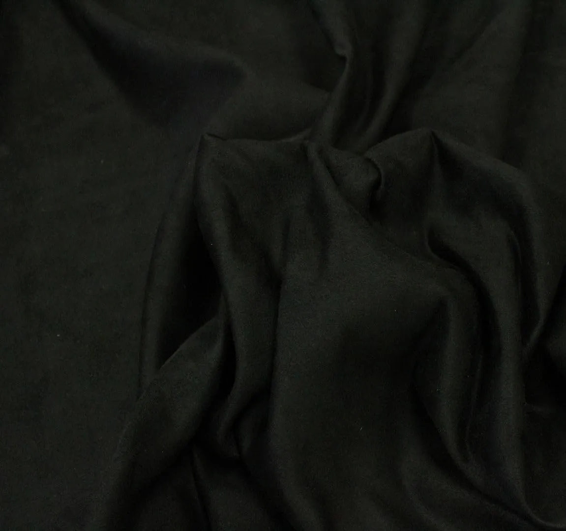 Microsuede Suede Fabric 58" Width (1 Yard, 36"x58") (Cut Separately by Prime) Black