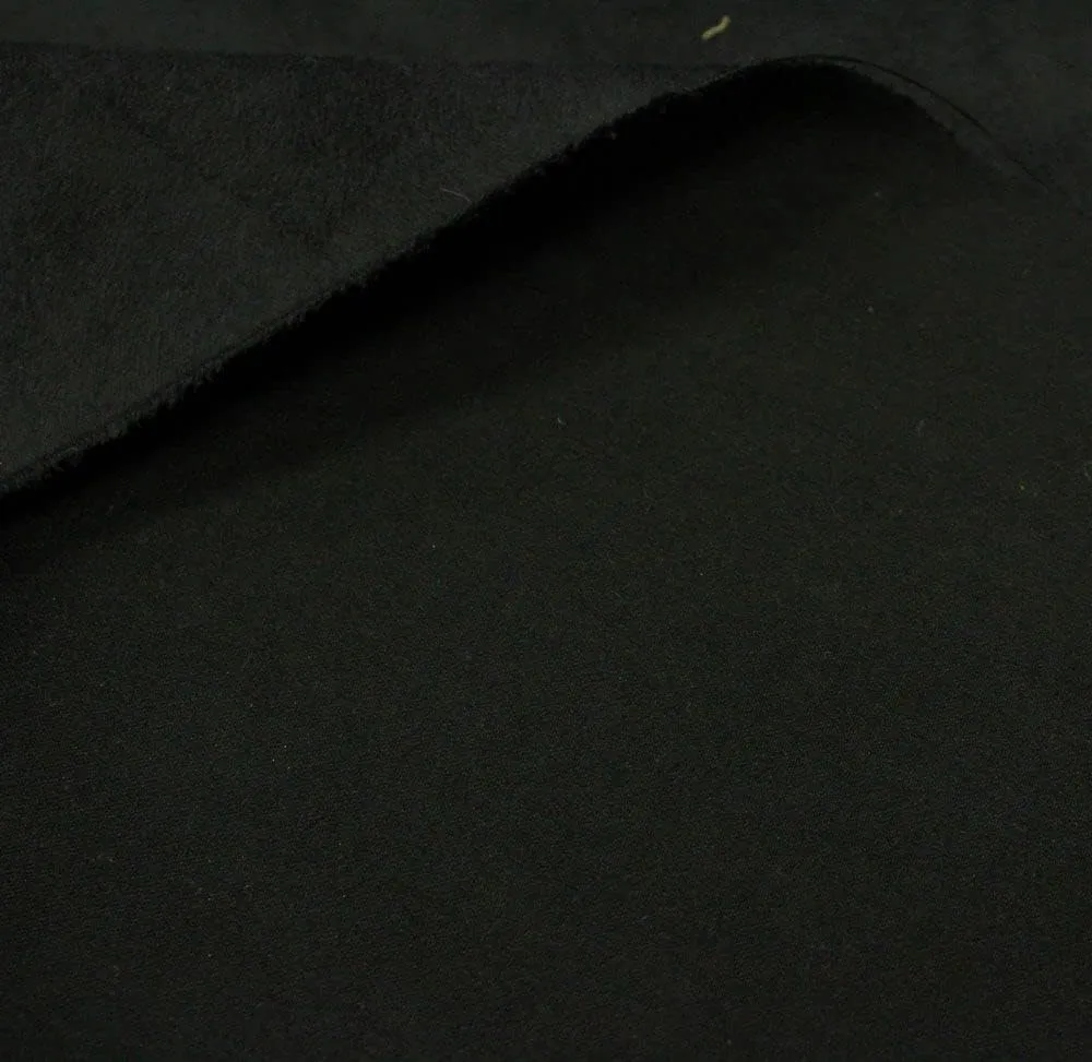 Microsuede Suede Fabric 58" Width (1 Yard, 36"x58") (Cut Separately by Prime) Black