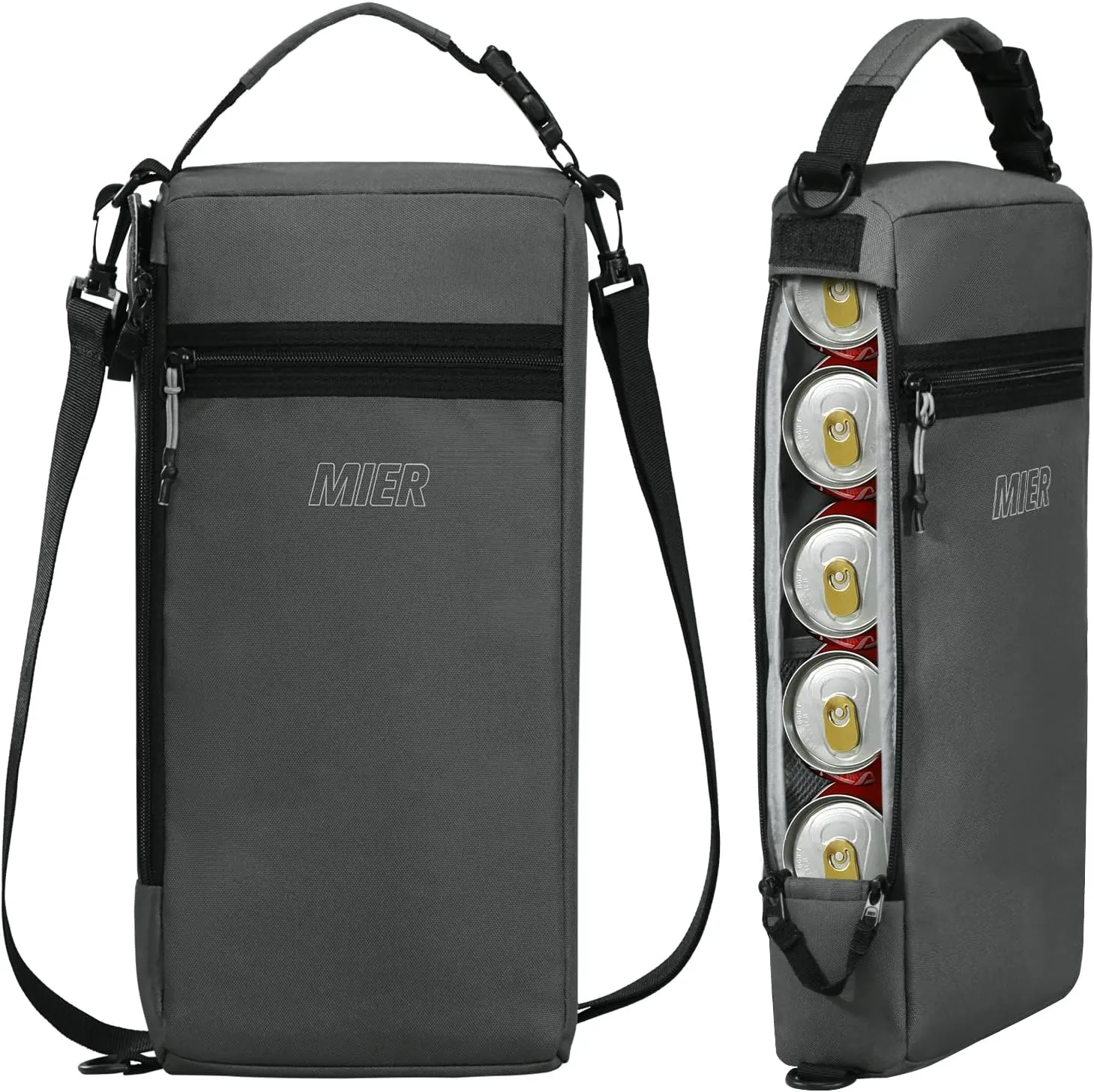 MIER Golf Cooler Bag Insulated Soft Cooler Bag Golf Accessories for Men 9 Cans Portable Beer Cooler Sleeve for Picnic Beach Outdoor Activities