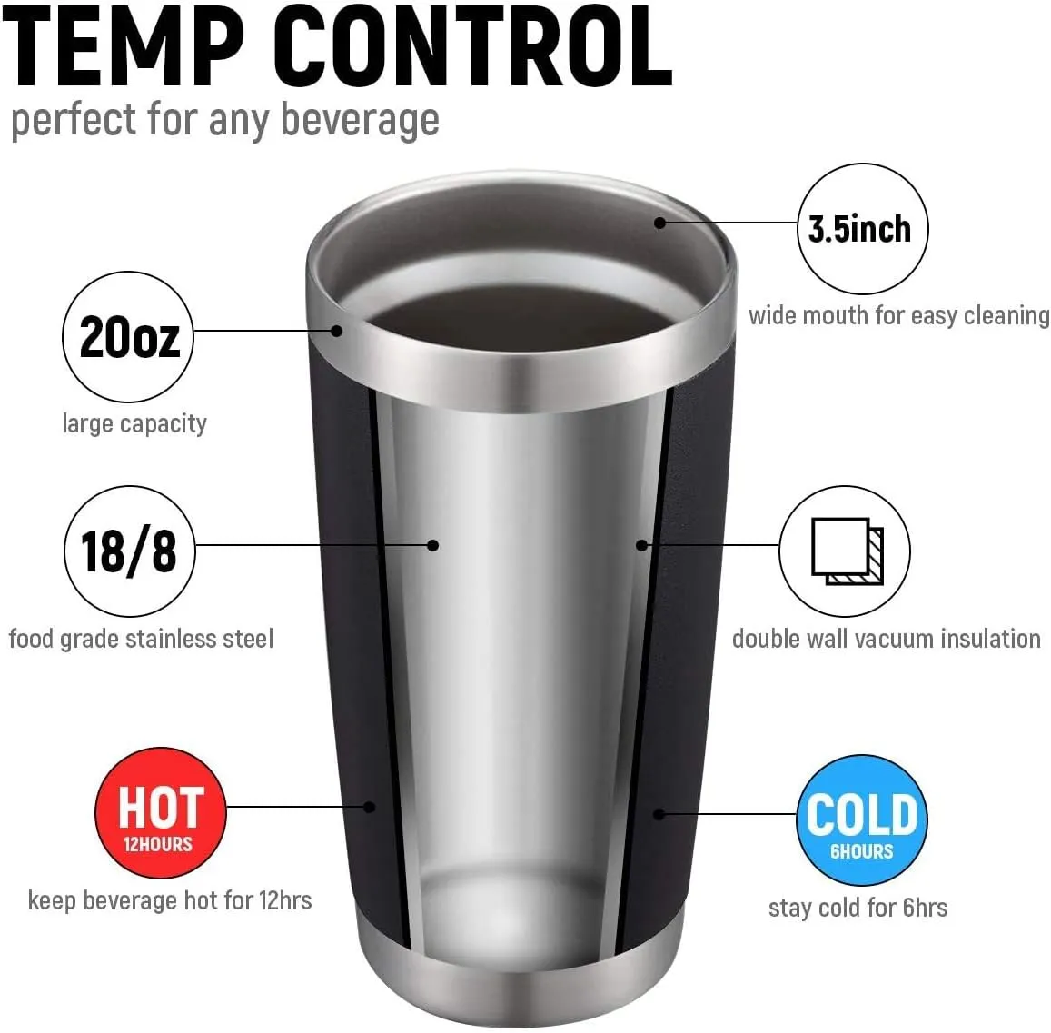 Might Be Water Might Be Tequila 20 Oz Insulated Tumblers with Lid & Straw,Tequila Gifts,Double Wall Stainless Steel Wine Tumbler Coffee Mug | Novelty Birthday Christmas Gifts Idea (Black)