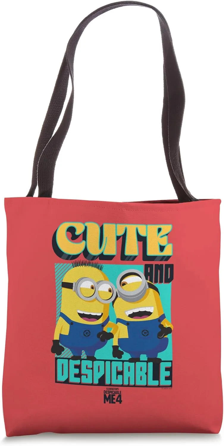 Minions Despicable Me 4 Cute and Despicable Tote Bag