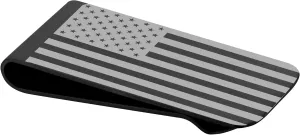 Money Clip for Cash Money Holder Men Women Minimalist Wallet Stainless Steel USA American Flag