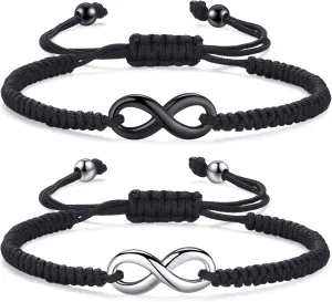 MOO&LEE Infinity Bracelet for Women and Men Friendship Bracelet Matching Couples Jewelry