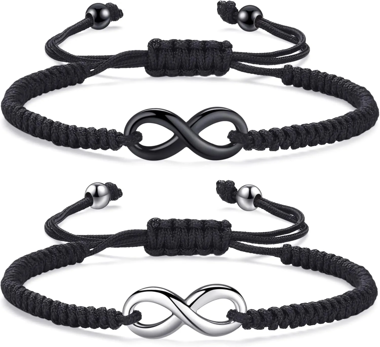 MOO&LEE Infinity Bracelet for Women and Men Friendship Bracelet Matching Couples Jewelry
