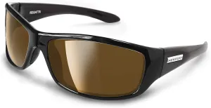 Newport Polarized Regatta Bifocal Sunglasses Black Frame with Amber (Brown) Polarized Lenses.
