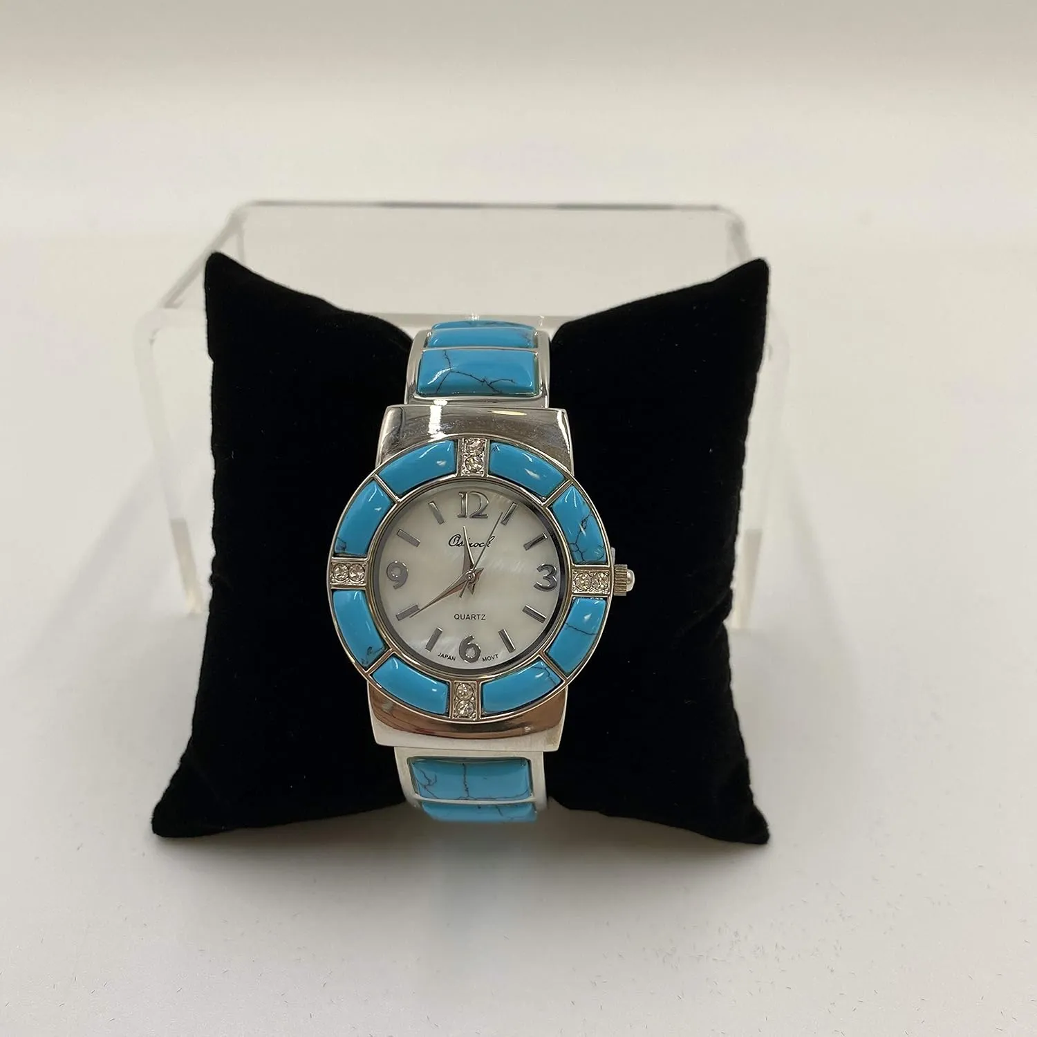 N'icePackaging - 6 Qty - 3" x 3" Midnight-Black Velvet Watch/Bangle/Bracelet Pillow Display w/Display Slot for Stands, Brackets or Free-Standing use – for Sales/Merchandise/Crafts/Storage
