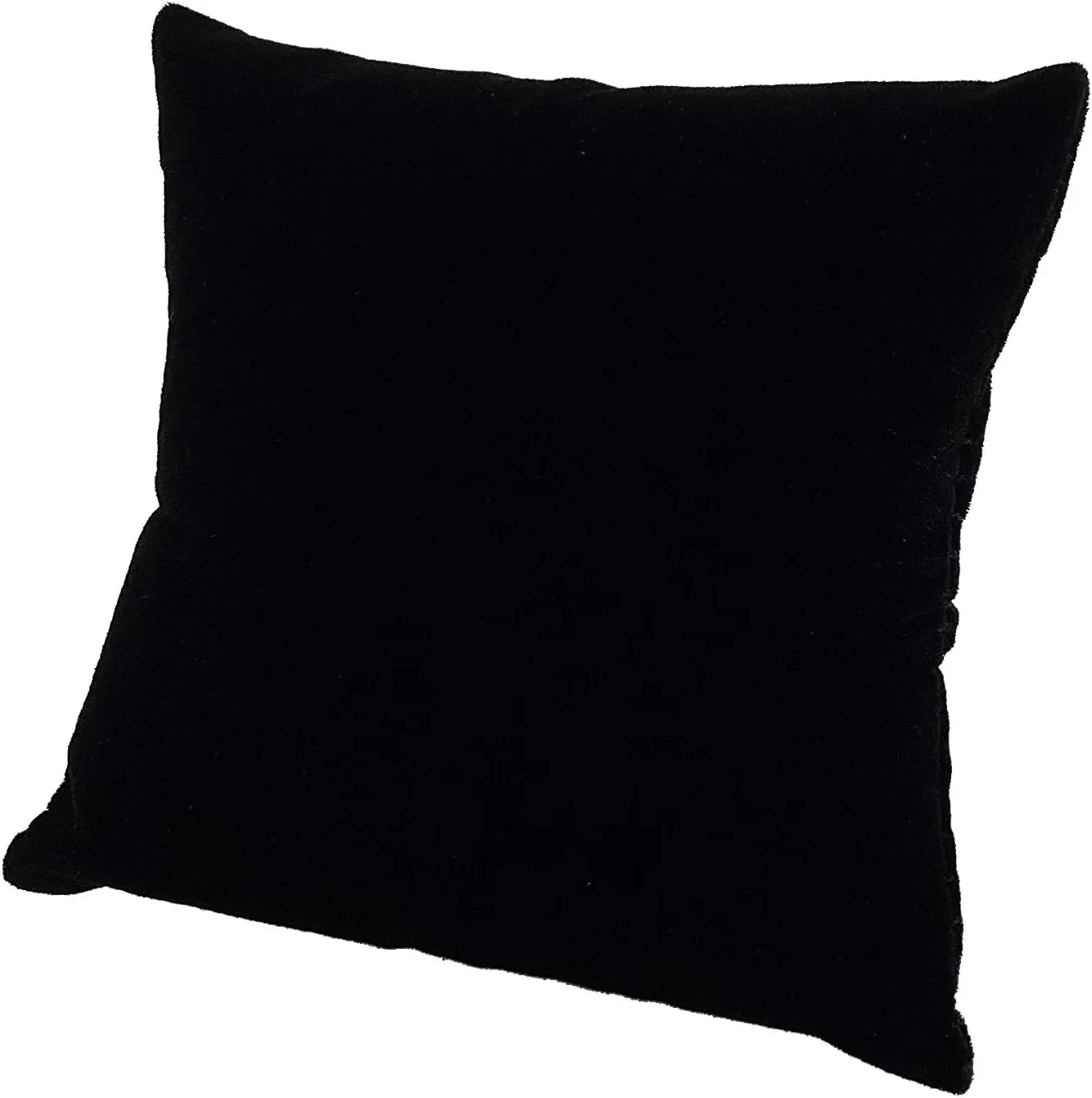 N'icePackaging - 6 Qty - 3" x 3" Midnight-Black Velvet Watch/Bangle/Bracelet Pillow Display w/Display Slot for Stands, Brackets or Free-Standing use – for Sales/Merchandise/Crafts/Storage