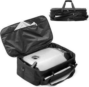 NOELIFE Bag for Ooni Karu 12 & 12G, Portable Carrying Case with Pockets for Ooni Pizza Oven Accessories, Padded Carry Bag Made of Thickened Fabric, Heavy-Duty and Water Resistant (Oven Not Included)