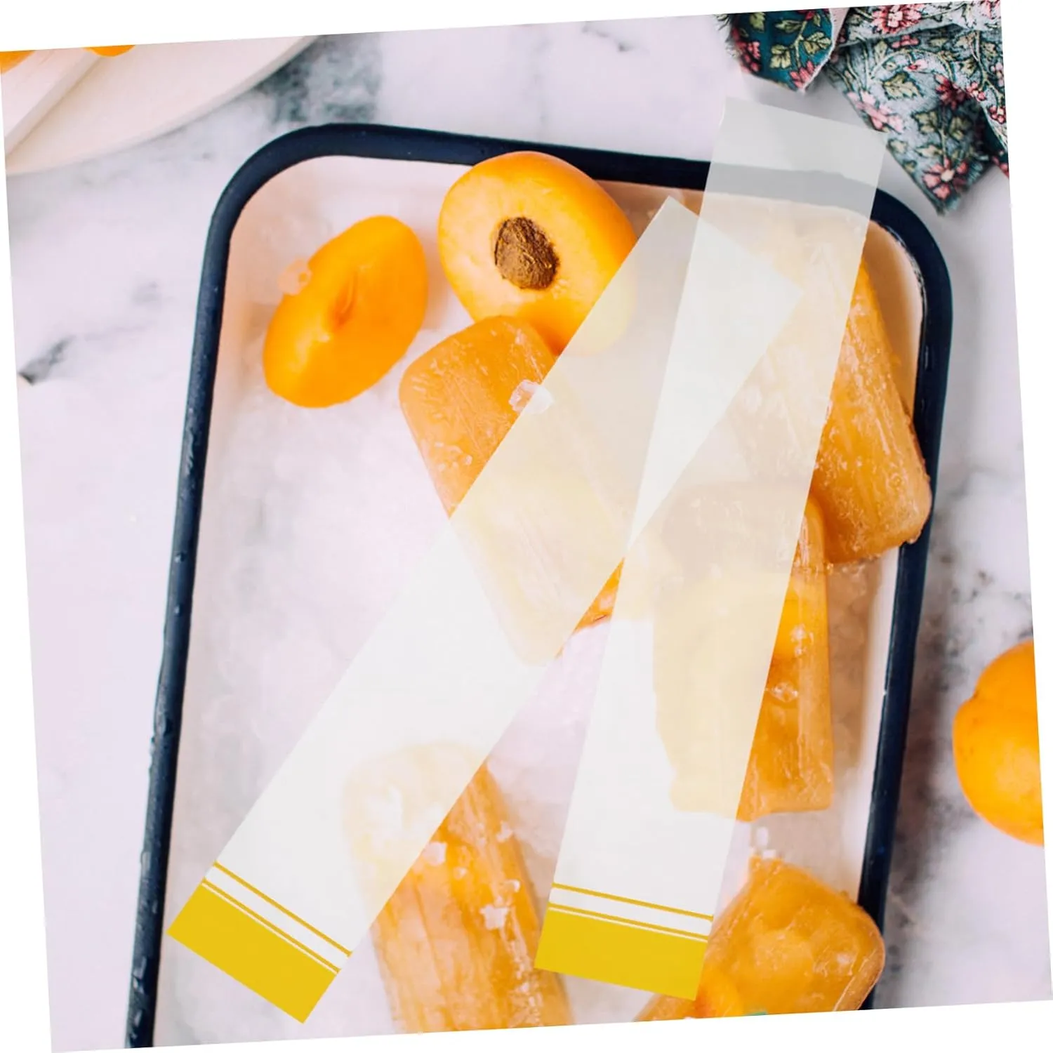 NOLITOY Reusable Ice Sucker Making Bag Ice Candy Bag Diy Ice Sucker Molds Plastic for Homemade Ice Cream
