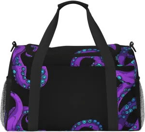Octopus Tentacles Travel Duffel Bag Tote Bag Sports Gym Bag For Women And Men