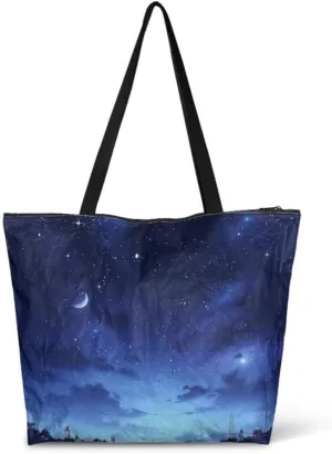 Oil Painting Border Collie Paper Tote Bag, Gothic Rose Butterfly Commute Bag, Ethnic Tribal Large Handbag for Women