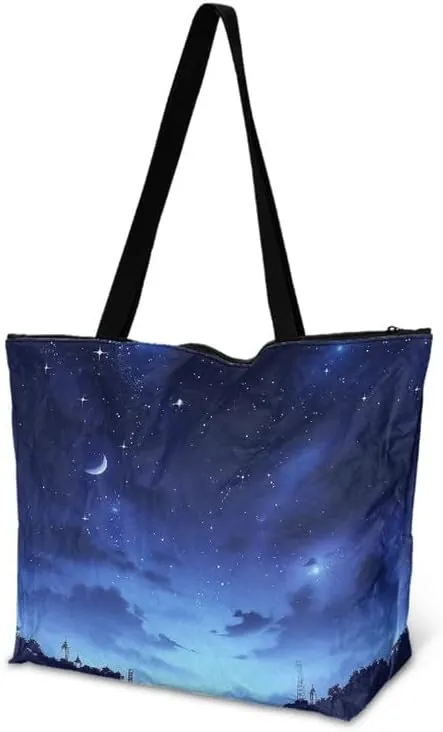 Oil Painting Border Collie Paper Tote Bag, Gothic Rose Butterfly Commute Bag, Ethnic Tribal Large Handbag for Women