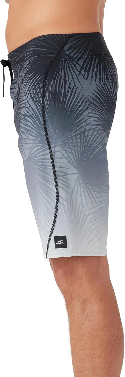 O'NEILL Men's 21 Inch Hyperfreak S-Seam Boardshorts - Quick Dry Swim Trunks for Men with Fabric and Pockets