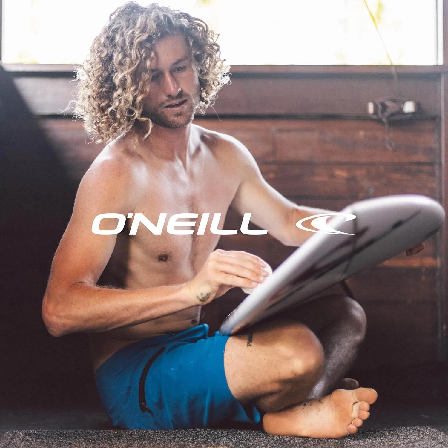 O'NEILL Men's 21 Inch Hyperfreak S-Seam Boardshorts - Quick Dry Swim Trunks for Men with Fabric and Pockets