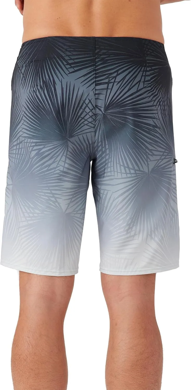 O'NEILL Men's 21 Inch Hyperfreak S-Seam Boardshorts - Quick Dry Swim Trunks for Men with Fabric and Pockets