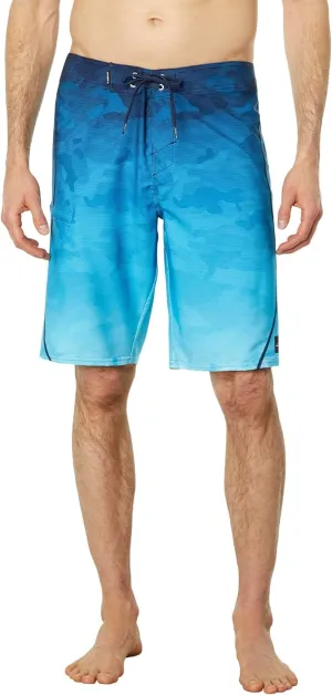 O'NEILL Men's 21 Inch Hyperfreak S-Seam Boardshorts - Quick Dry Swim Trunks for Men with Fabric and Pockets