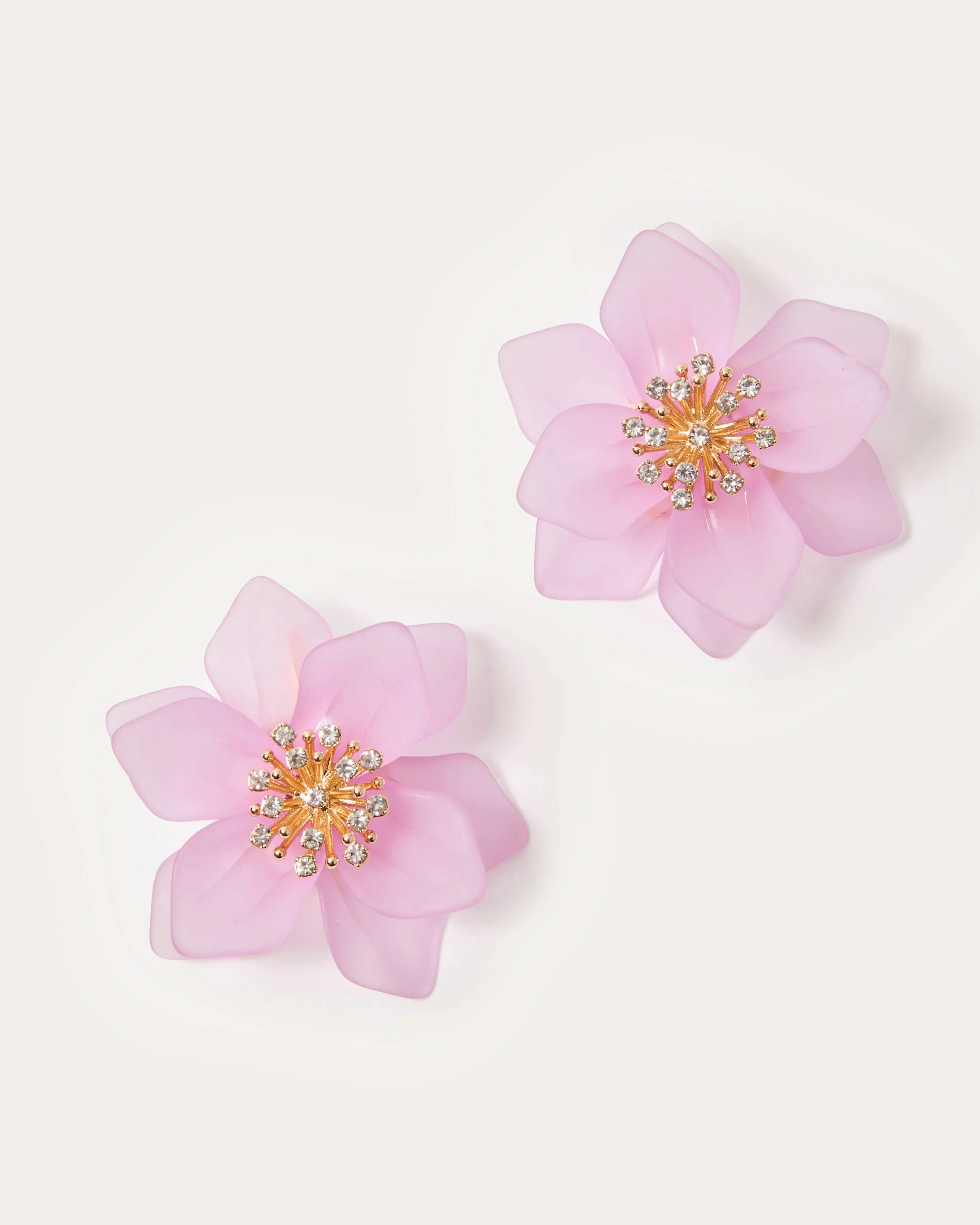 Orchid Garden Earrings - Water Hyacinth