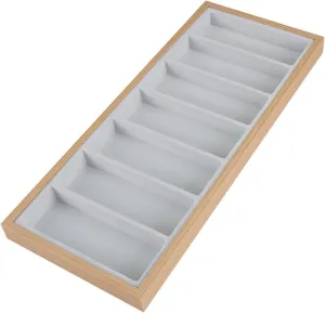 Organizer Display Box Wooden Velvet Jewelry Display Packaging Props Fashion Case Stand