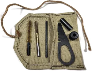 Original USSR Russian Mosin Nagant Rifle Accessories Cleaning Tools Kit with Canvas Carrying Pouch Unissued Military Surplus