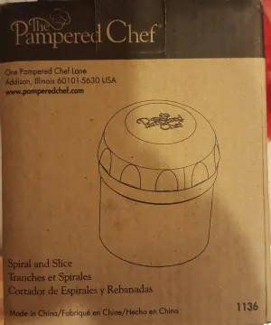 Pampered Chef Spiral & Slice #1136