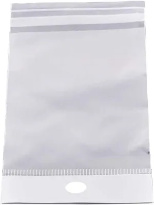 PH PandaHall 1000pcs 9x6cm Clear Plastic Treat Bags with Hanging Header Small Plastic Bag Rec Flap Resealable Bags for Jewelry Retail Gift Party Wedding Christmas Birthday Gifts Treat