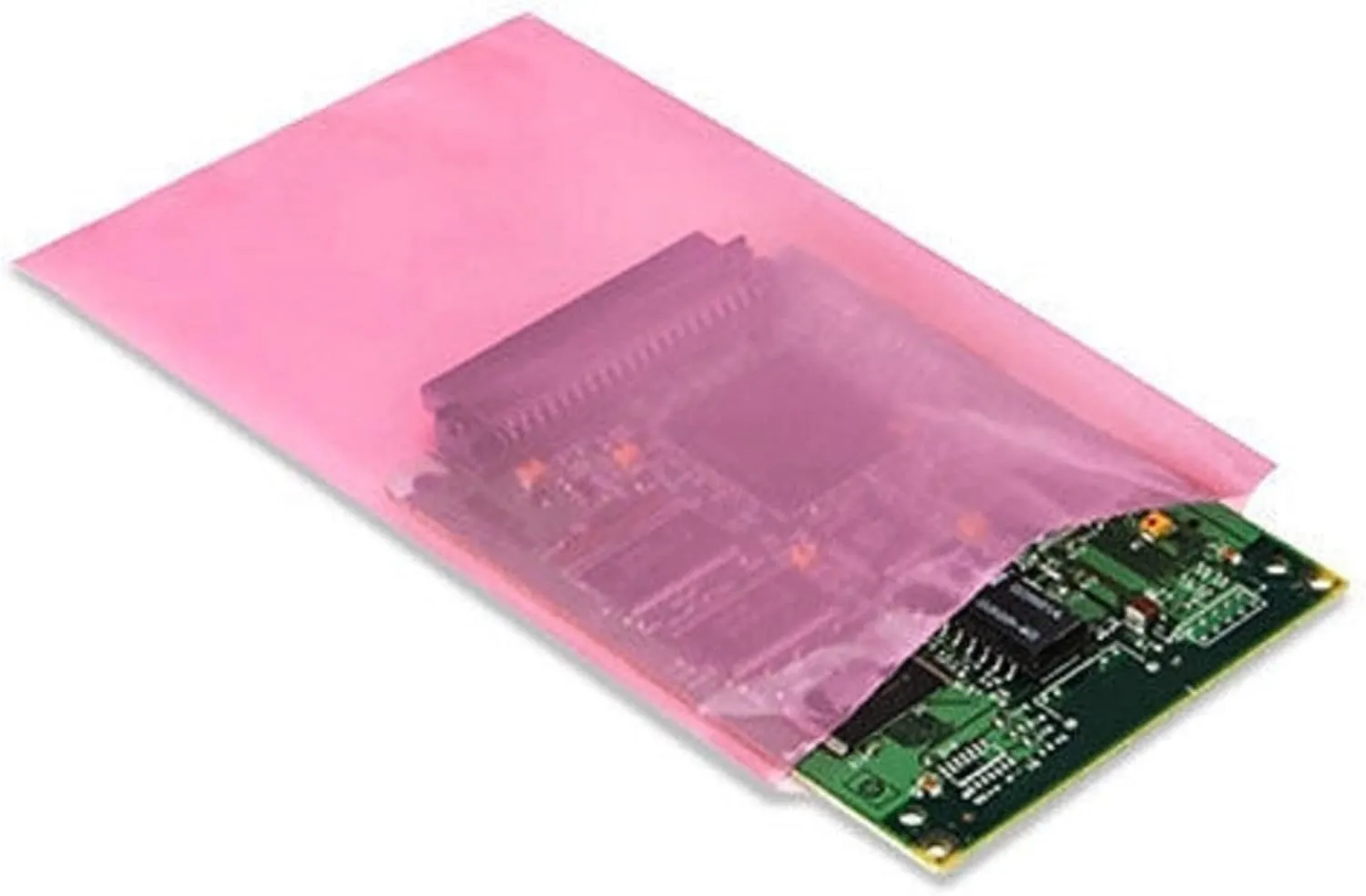 Pink Anti-Static Plastic Flat Bags - 12 x 18 & (100 Bags) 2 Mil Heavy Duty Plastic Bags | Heat Sealable Bags for Packaging Products | Plastic Baggies for Small Businesses