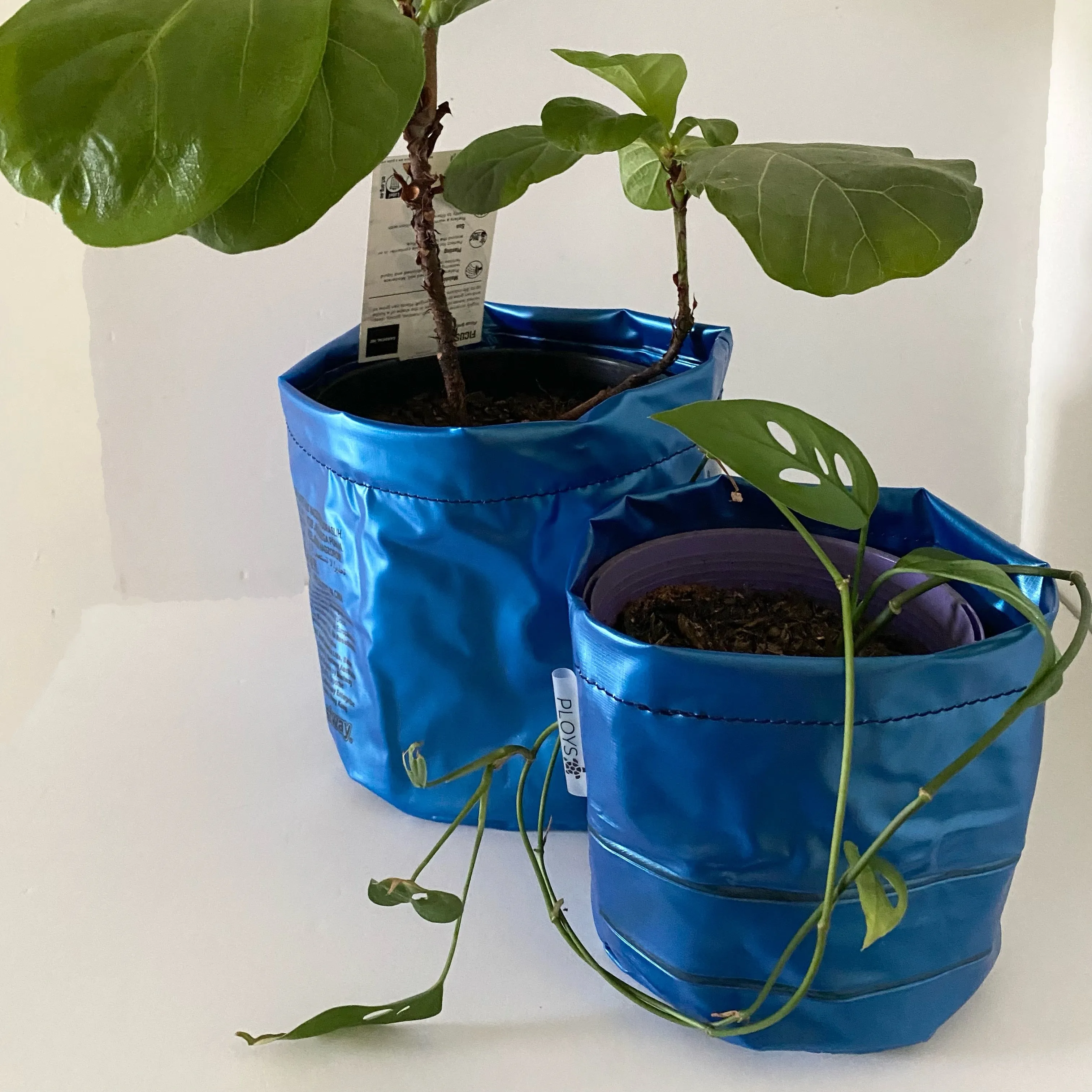 Planter, Plant pot, Storage basket or Desk Caddy - recycled inflatables