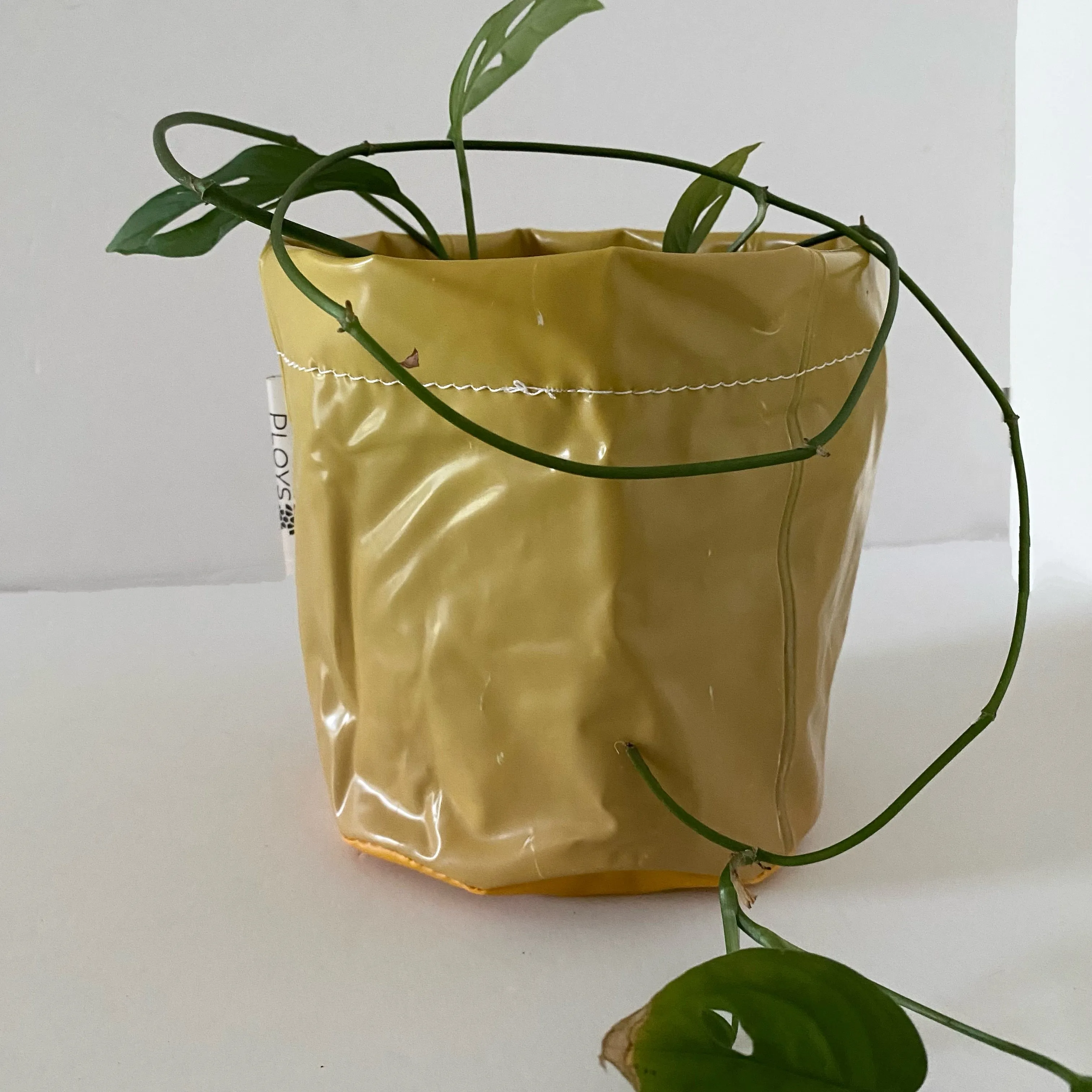Planter, Plant pot, Storage basket or Desk Caddy - recycled inflatables