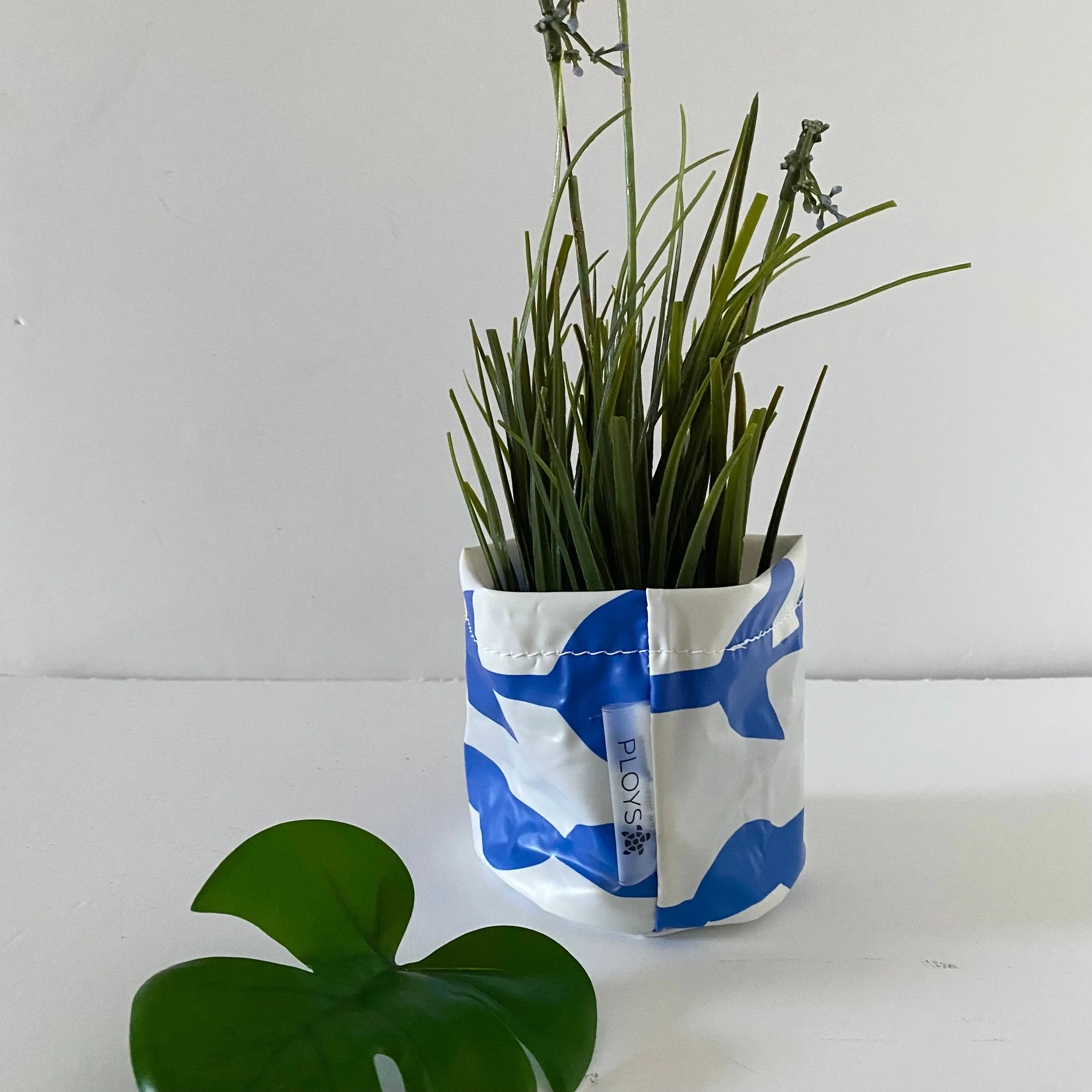Planter, Plant pot, Storage basket or Desk Caddy - recycled inflatables