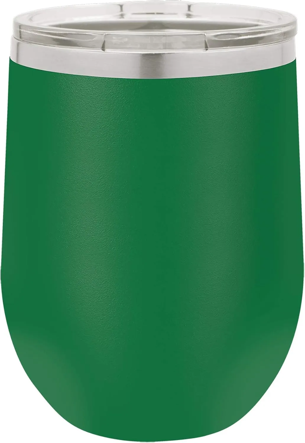 Polar Camel 12 oz. Vacuum Insulated Stemless Wine Glass with Lid (Green)