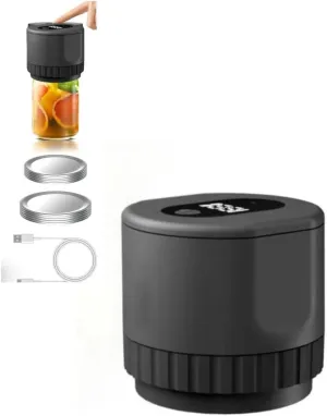 Portable electric Mason jar Seven people's olive rhyme vacuum sealing machine suitable for wide mouth and regular caliber Mason jar kits
