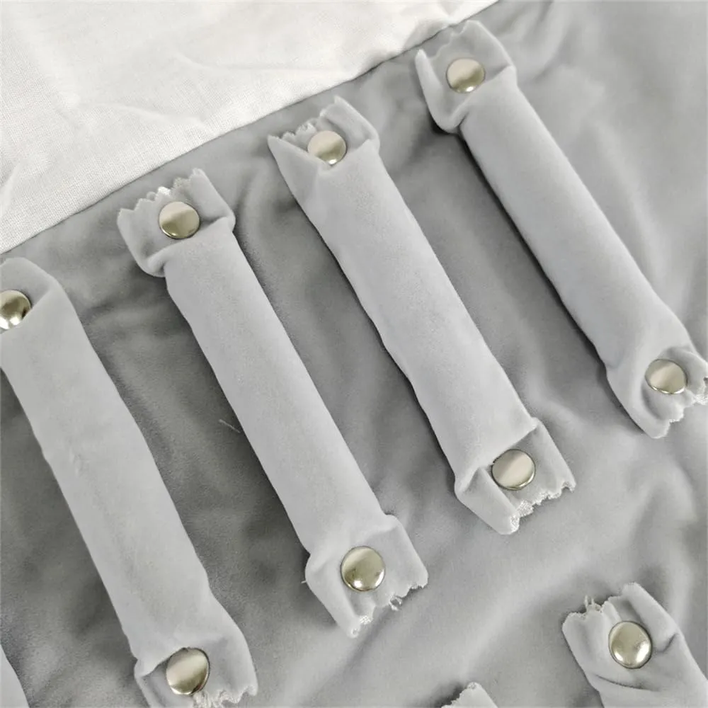 Portable Jewelry Roll Secure Ring Pouch Foldable Ring Case Ideal Ring Holder Case for Travel Enthusiast