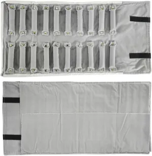 Portable Jewelry Roll Secure Ring Pouch Foldable Ring Case Ideal Ring Holder Case for Travel Enthusiast