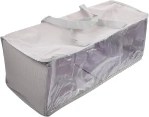 Portable Laundry Bag Simple Sundry Pouch Window Oxford Fabric Easy to Carry