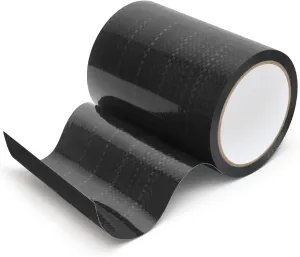 Premium RV Underbelly Material Tape 6" x 20', Black Sewer Hose Tape for Waterproof Repair & Storage