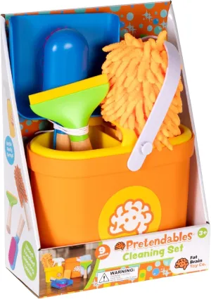 Pretendables Cleaning Set - Pretend Playset With Storage, Ages 3 